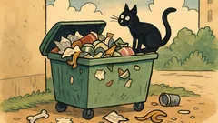 Vic: Što je kontejner? Švedski stol za mačke