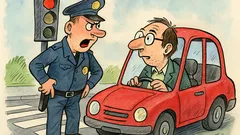 Vic: Zaustavi policajac vozača na crvenom