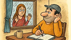 Vic: Piše Mujo dnevnik, Fata gleda kroz prozor