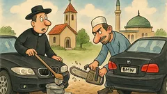 Vic: Pop sagradio crkvu, hodža digao minaret