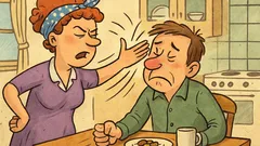 Vic: Svađaju se muž i žena za stolom