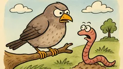 Vic: Sretnu se vrabac i glista, kaže...