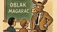 Vic: Ulazi profesor Oblak u učionicu