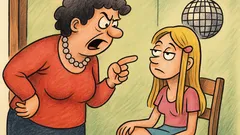 Vic: Mama grdi kćerku: „Današnja omladina!“