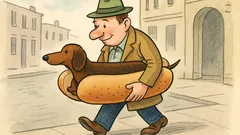 Vic: Ide jazavčar ulicom, uzme ga čovjek