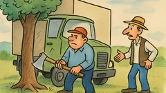 Vic: Kamiondžija razbije kamion o drvo pa...