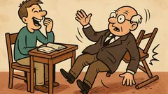 Vic: polaže student usmeni ispit, profesor se ljulja