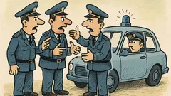 Vic: Što rade četiri policajca ispred auta?