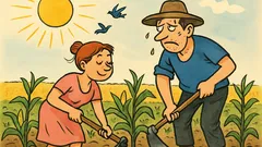 Vic: Zamisli nas dvoje, sami u polju