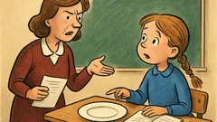 Vic: Pita nastavnica učenicu kakvog su oblika