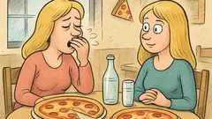 Vic: Sjede dvije plavuše u pizzeriji…