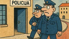 Vic: Ulaze policajci u zgradu postaje, zbunjeni...