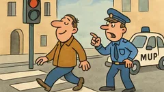 Vic: Prelazi pješak na crveno, a policajac...