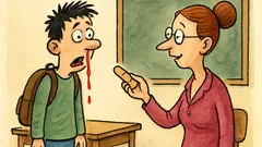 Vic: Đak profesorici kaže da krvari iz nosa