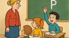 Vic: Djeco, danas ćemo učiti slovo P