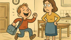 Vic: Vratio se Perica sav sretan iz škole