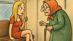 Vic: Sjedi plavuša u tramvaju, prilazi bakica