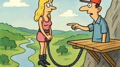 Vic: Što imaju plavuša i bungee jumping zajedničko?