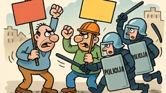 Vic: U Podgorici masovni prosvjed radnika počne