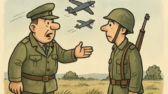 Vic: Zapovjednik pita vojnika: ‘Avioni!’