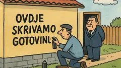 Vic: Grafit na zidu Tuđmanove kuće...