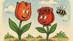 Vic: Razgovaraju dva cvijeta, Lala i Ruža