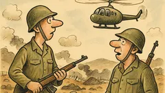 Vic: Stoje dva vojnika na bojištu