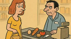 Vic: Mlada žena dolazi na blagajnu