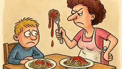 Vic: Mama, ja stvarno ne mogu više jesti