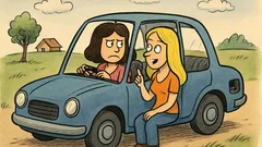 Vic: Voze se plavuša i crnka u autu