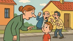 Vic: Pita gospođa dijete na ulici