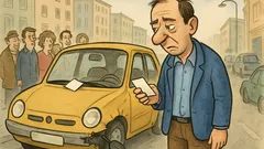 Vic: Neki čovjek parkira auto u centru