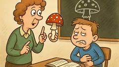 Vic: Pita nastavnica Ivicu kako prepoznaje gljivu...