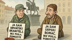 Vic: Na Trgu bana Jelačića prose dvojica