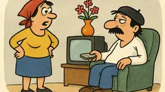 Vic: Fata pita Muju što ima na TV-u