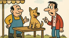 Vic: Na tržnici čovjek prodaje psa...