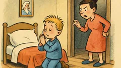 Vic: Moli se mali Perica prije spavanja