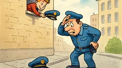 Vic: Policajac izgubio kapu, dječak viče s krova