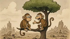 Vic: Nakon katastrofe, na stablu ostanu dva majmuna