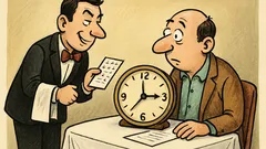 Vic: Vrijeme je novac, kaže konobar gostu