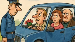 Vic: Zaustavi policajac auto, vozač spušta prozor