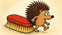 Vic: "Greška", reče jež i silazi s četke