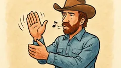 Vic: Chuck Norris plješće jednom rukom u kafiću