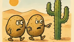 Vic: Idu dva krumpira pustinjom, kaže jedan