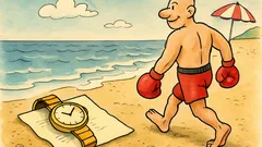 Vic: Boksač na plaži ostavi sat s porukom