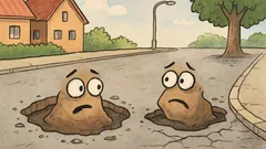 Vic: Idu dvije rupe ulicom pa...