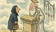 Vic: Došla žena u raj i traži muža