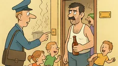 Vic: Poštar pritisne zvonce, Huso odgovara – ne živim