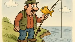 Vic: Uhvatio Huso zlatnu ribicu, a ona kaže