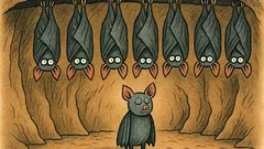 Vic: Vise deset slijepih miševa naglavačke